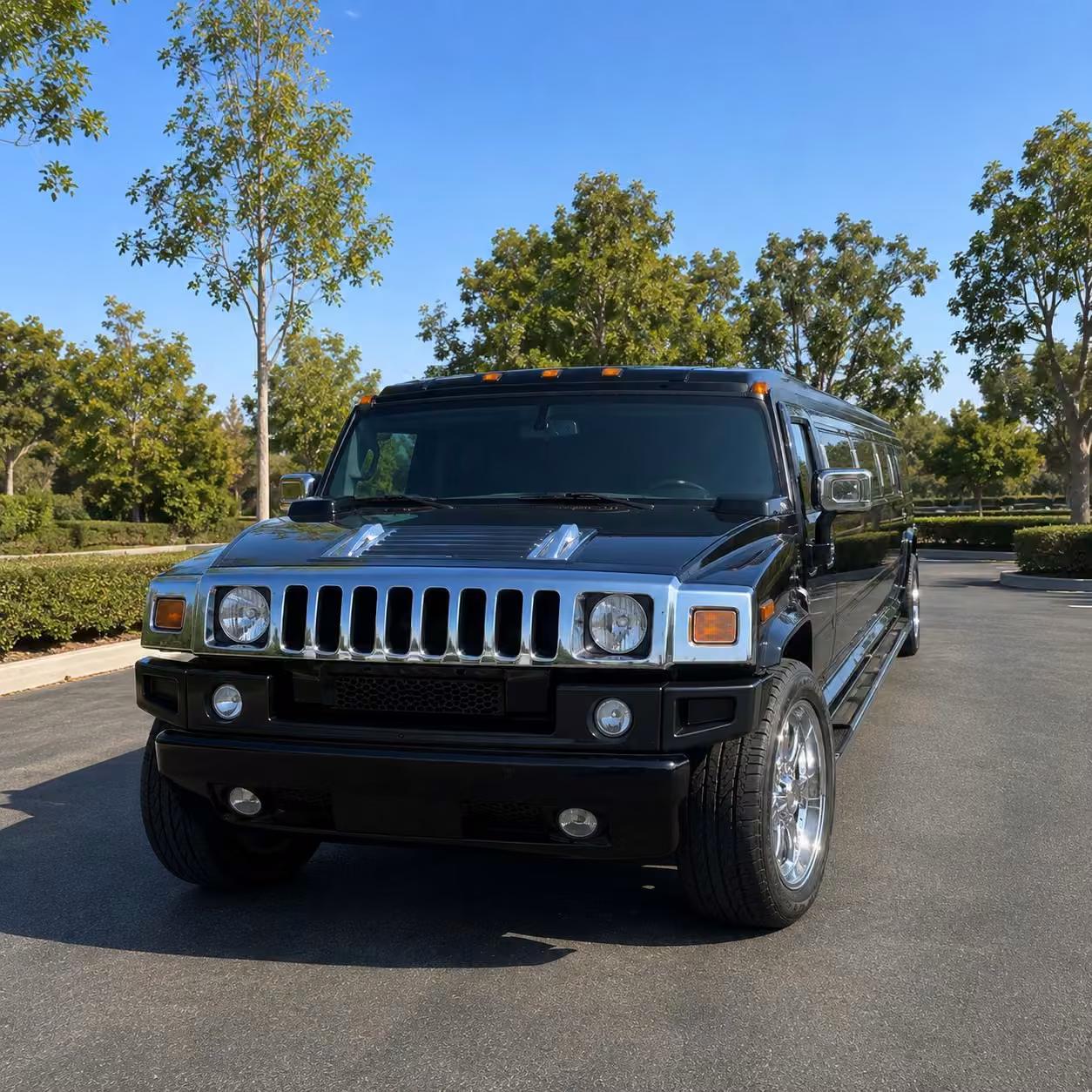 hummer limo exterior