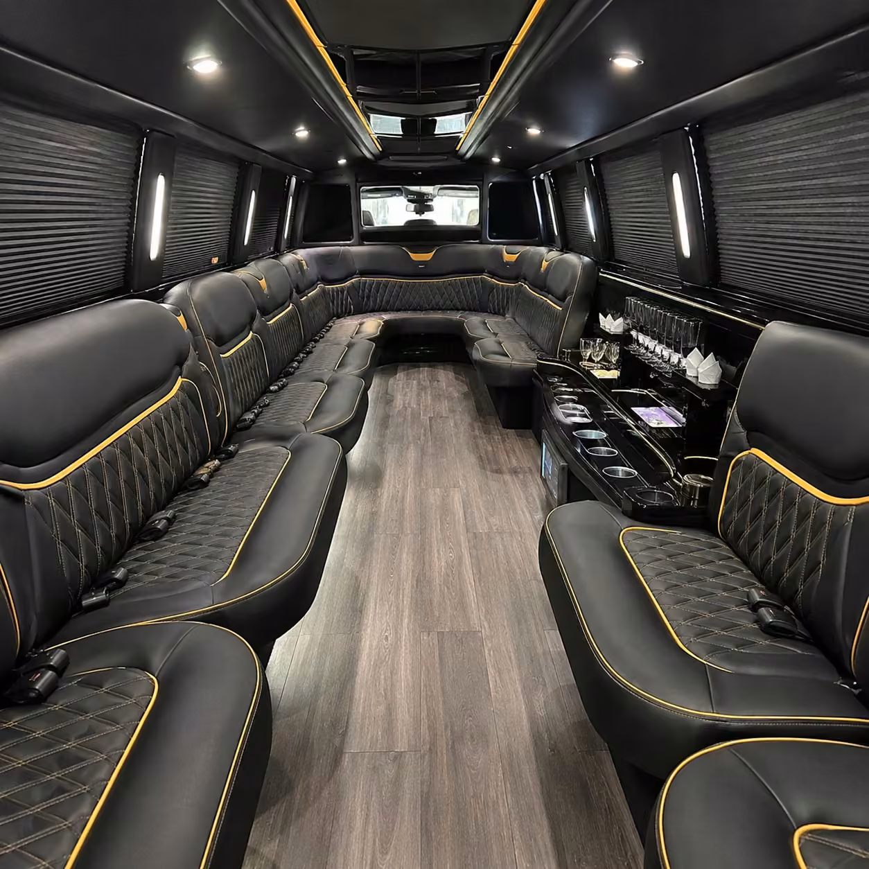 hummer limo interior