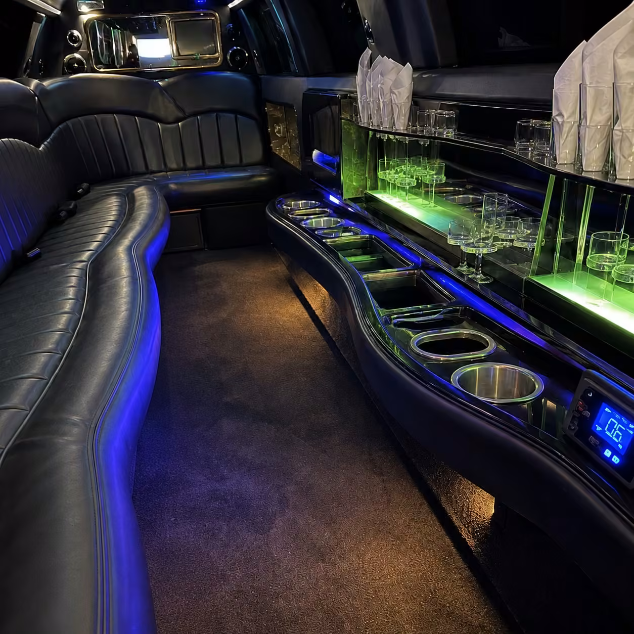 lincoln mkt limo inside